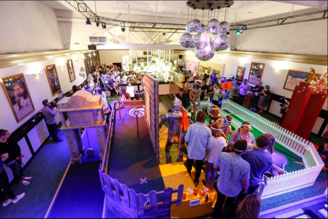 Image for the post Hole in one: putt putt golf bar opening in Newtown