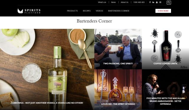 Image for the post Spirits Platform launch streamlined new website