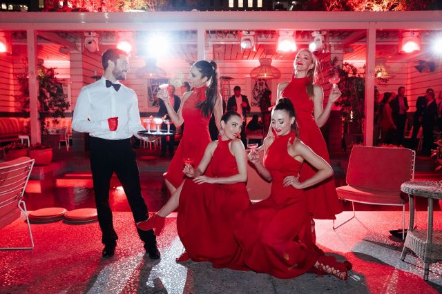 Image for the post Merivale and Campari transform ivy for Red Nights