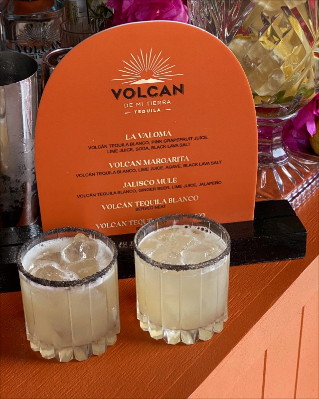 Volcan Tequila Cocktails on offer at the event