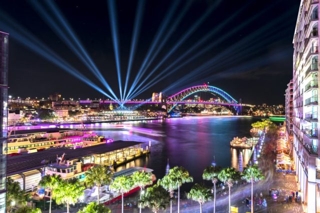 Image for the post Vivid powers Sydney hotels to biggest weekend since 2019