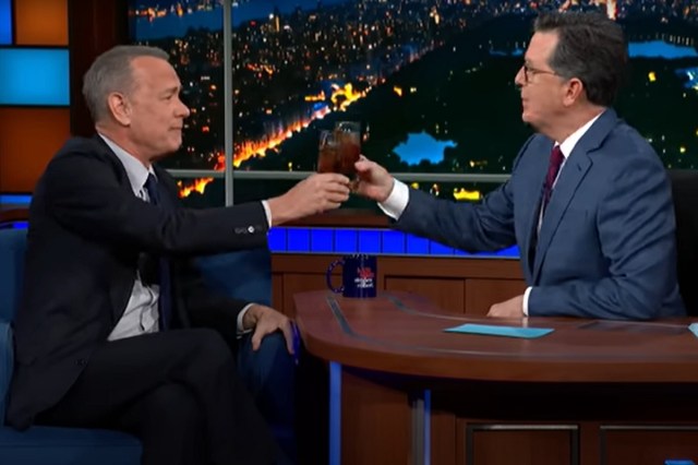 Image for the post Tom Hanks reveals unusual celebratory cocktail