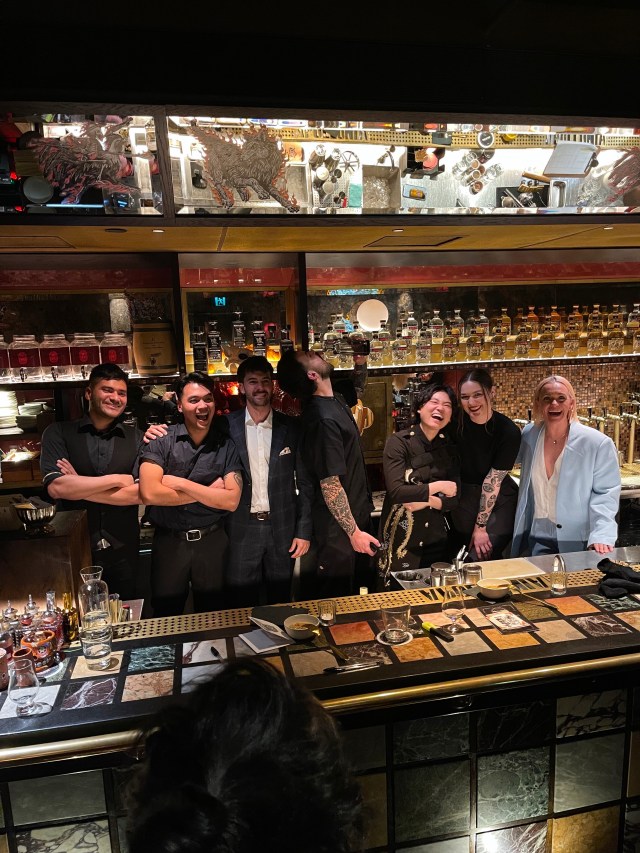Six finalists and National Bartender Engagement & Trade Advocacy Manager Krystal Hart at the Afterlife Agave Cocktail Competition National Finals