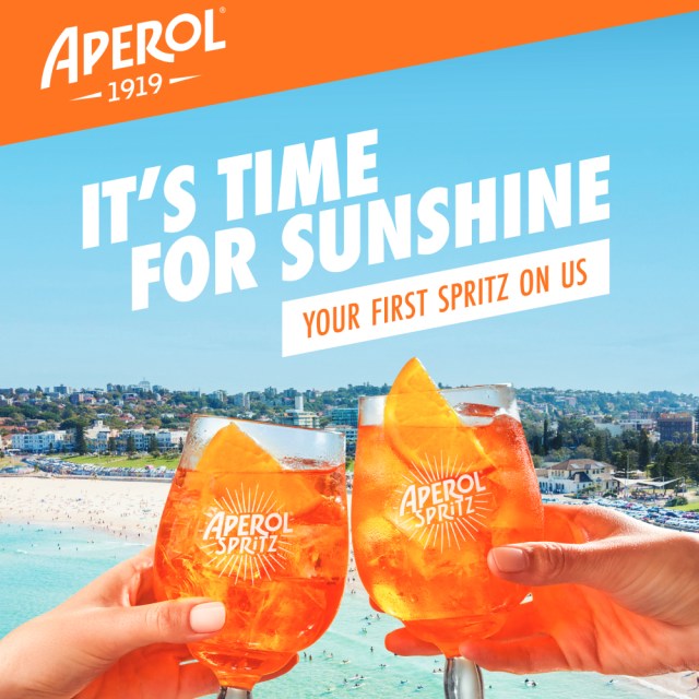 Image for the post Spring is here and to celebrate Aperol is shouting the nation a FREE Aperol Spritz